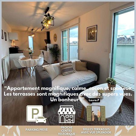 Ferienwohnung Les Terrasses De Saint Martin Rennes Exterior foto